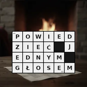 Rozwiązanie krzyżówki: zgodzić - powiedzieć jednym głosem | hasła, synonimy i podpowiedzi Hasło krzyżówkowe zgodzić - powiedzieć jednym głosem – rozwiązanie, synonimy, podpowiedzi i definicje krzyżówkowe